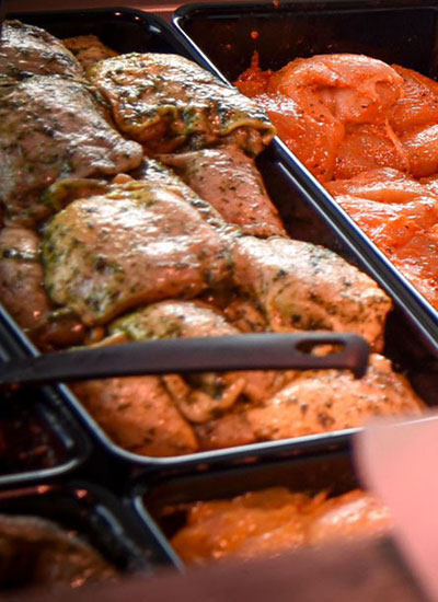 Geflügel- und Wildfleisch
